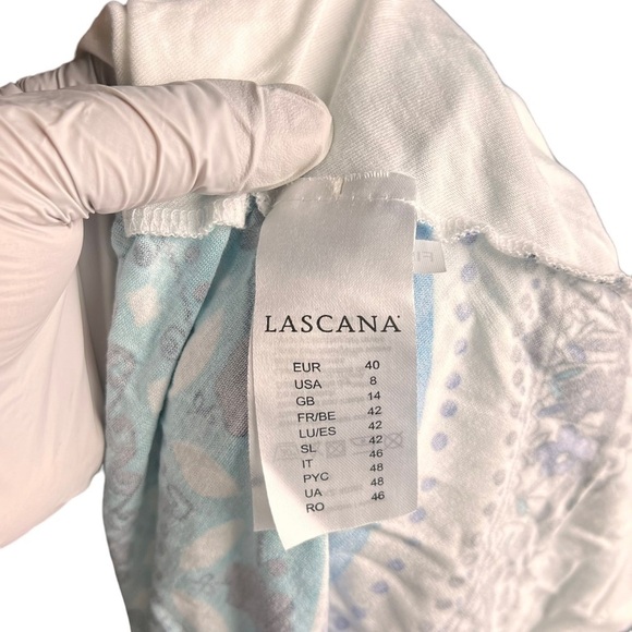 LASCANA women’s beach dress size 40 white and blue - Picture 7 of 10